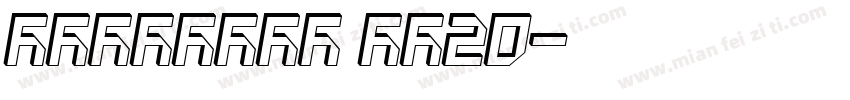 pingfang sc20字体转换